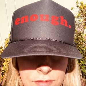 Trucker hat enough no more gun violence!